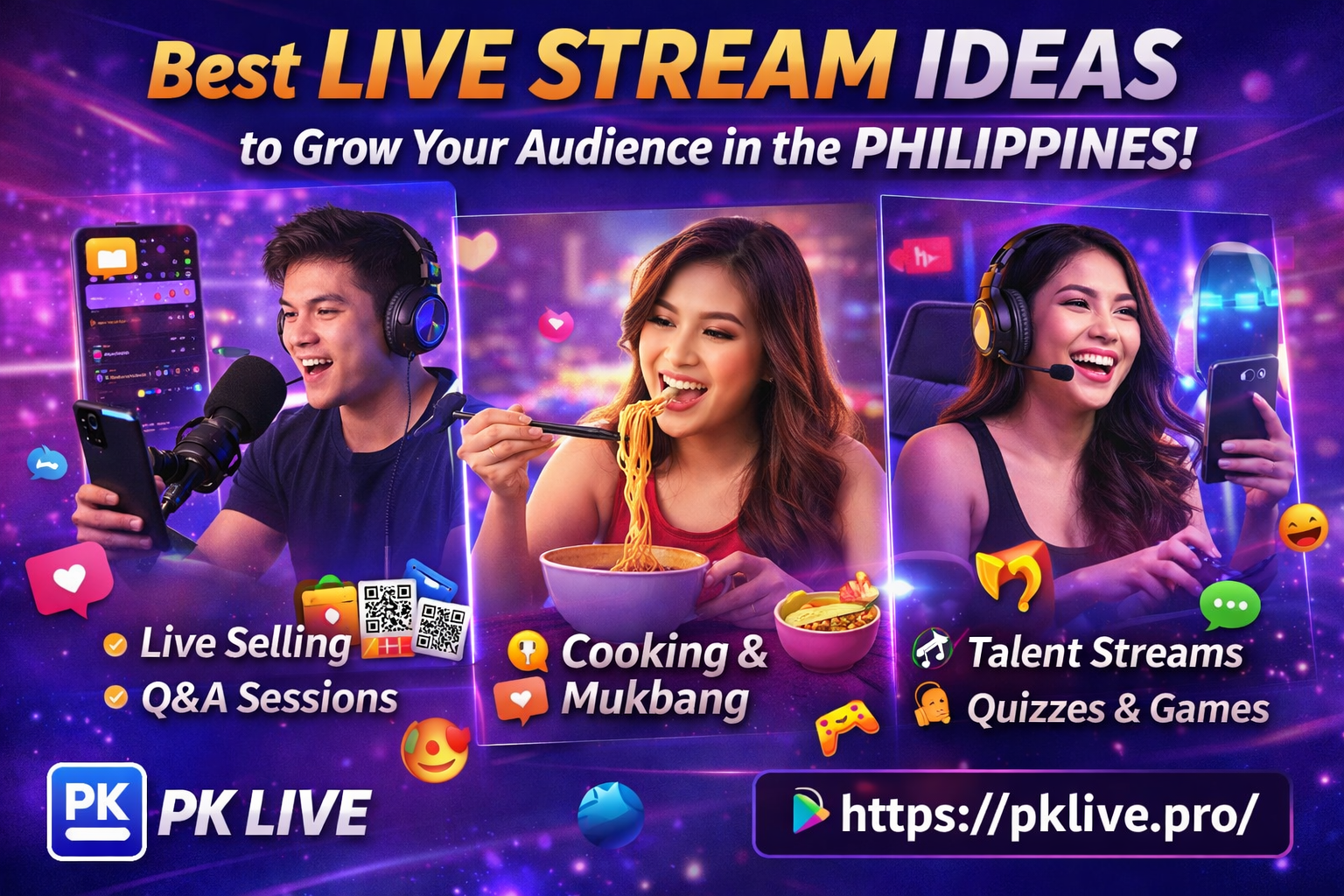 Best Live Stream Ideas to Grow Your Audience in the Philippines