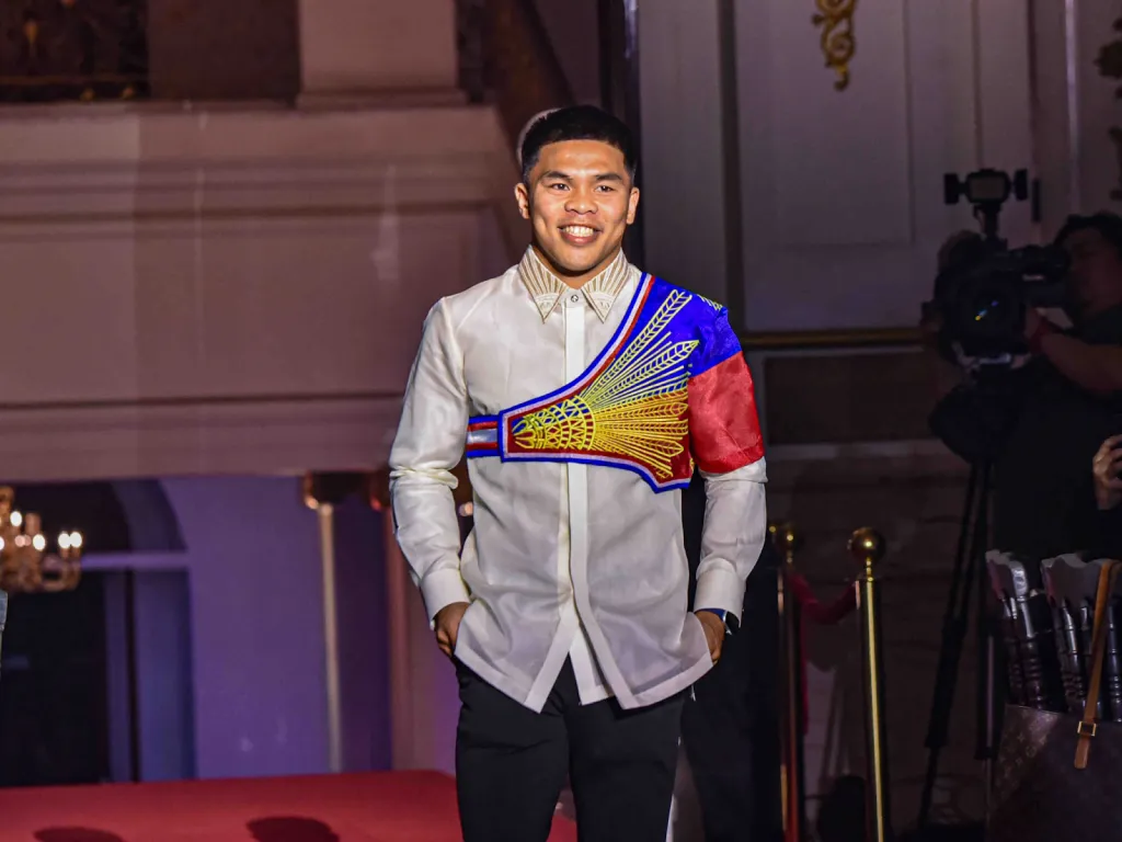 Philippine athletes shine in ‘Sinag’ barongs at the Olympics