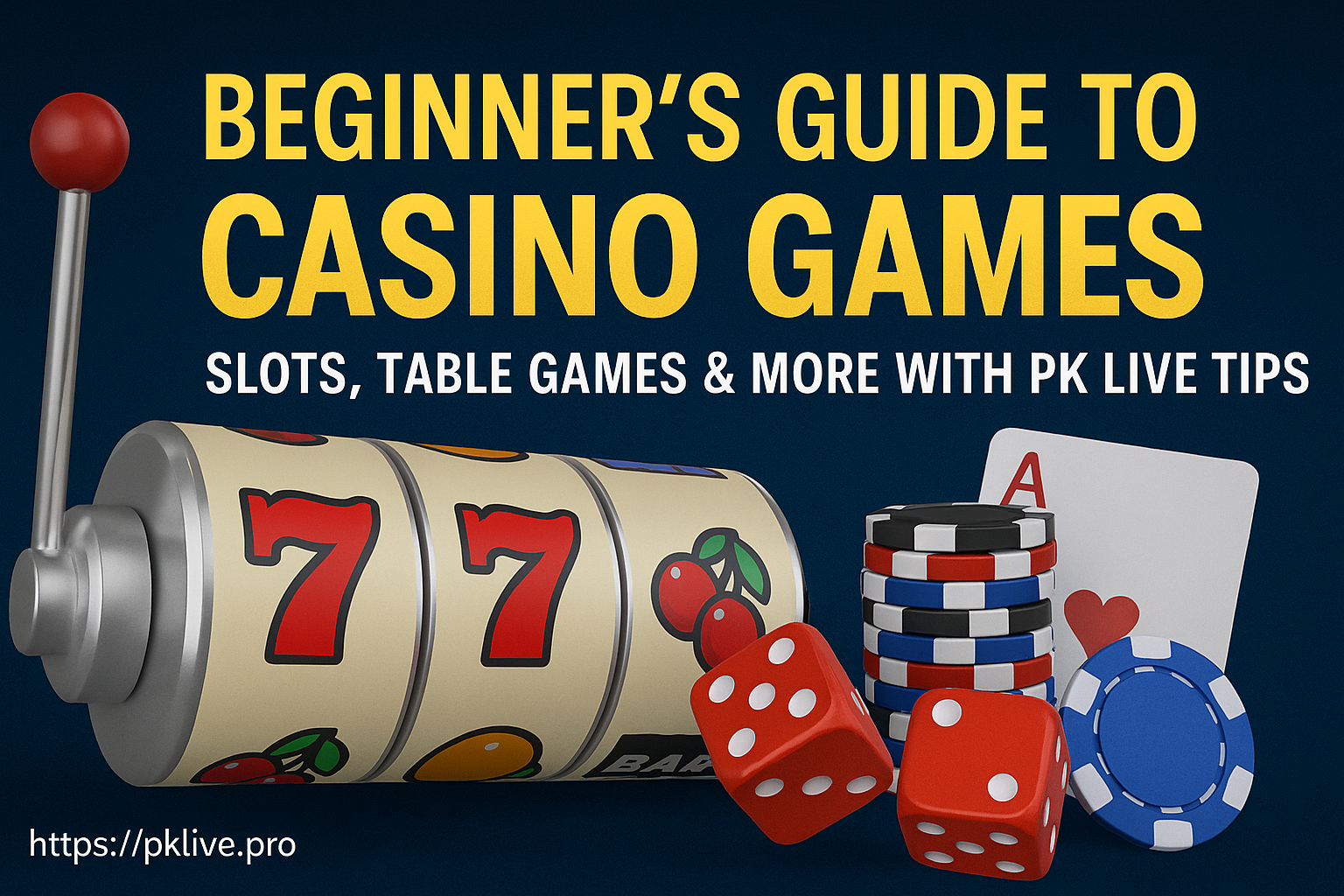 How to Play Casino Games Slots and PK Live