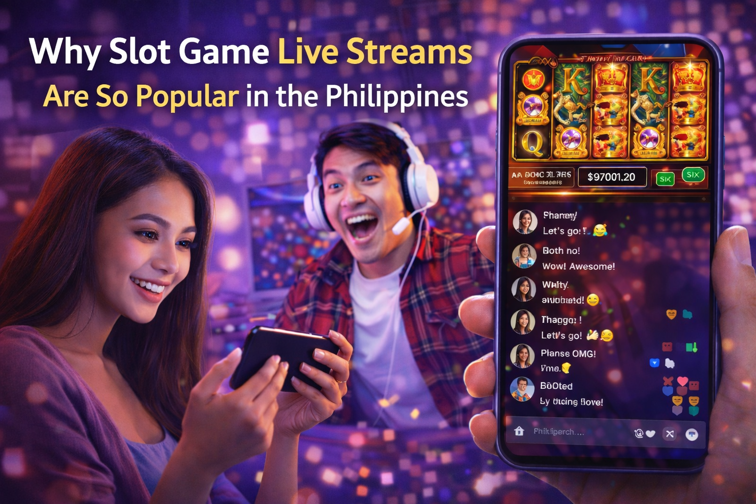 Why Slot Game Live Streams Are So Popular in the Philippines
