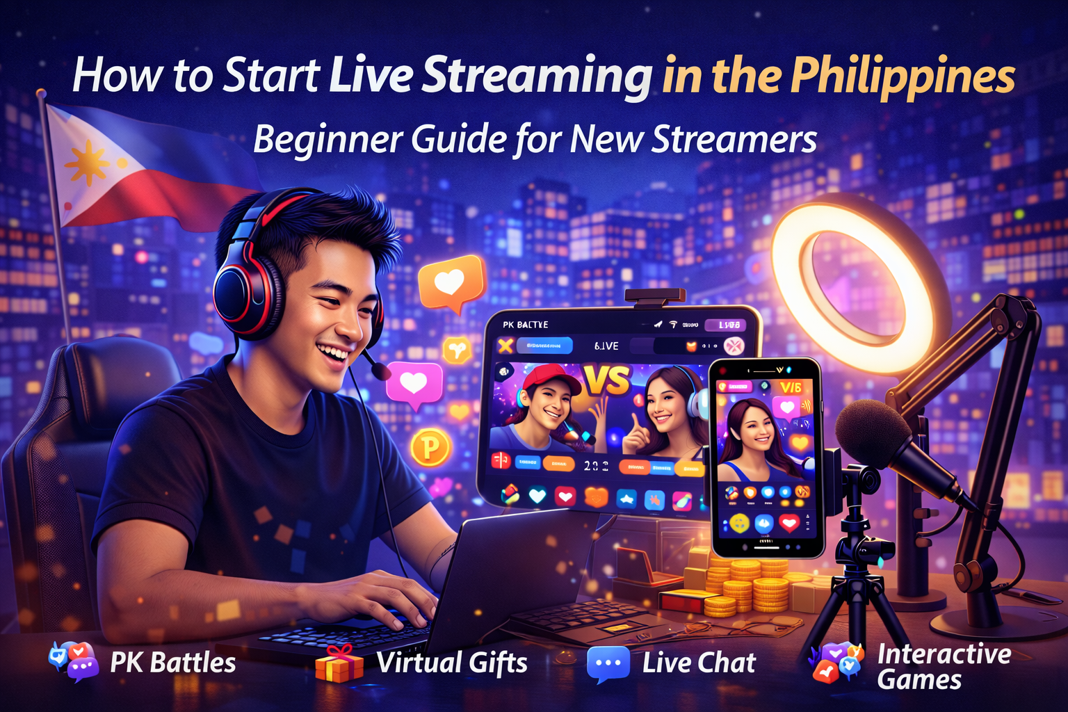 How to Start Live Streaming in the Philippines: Beginner Guide for New Streamers