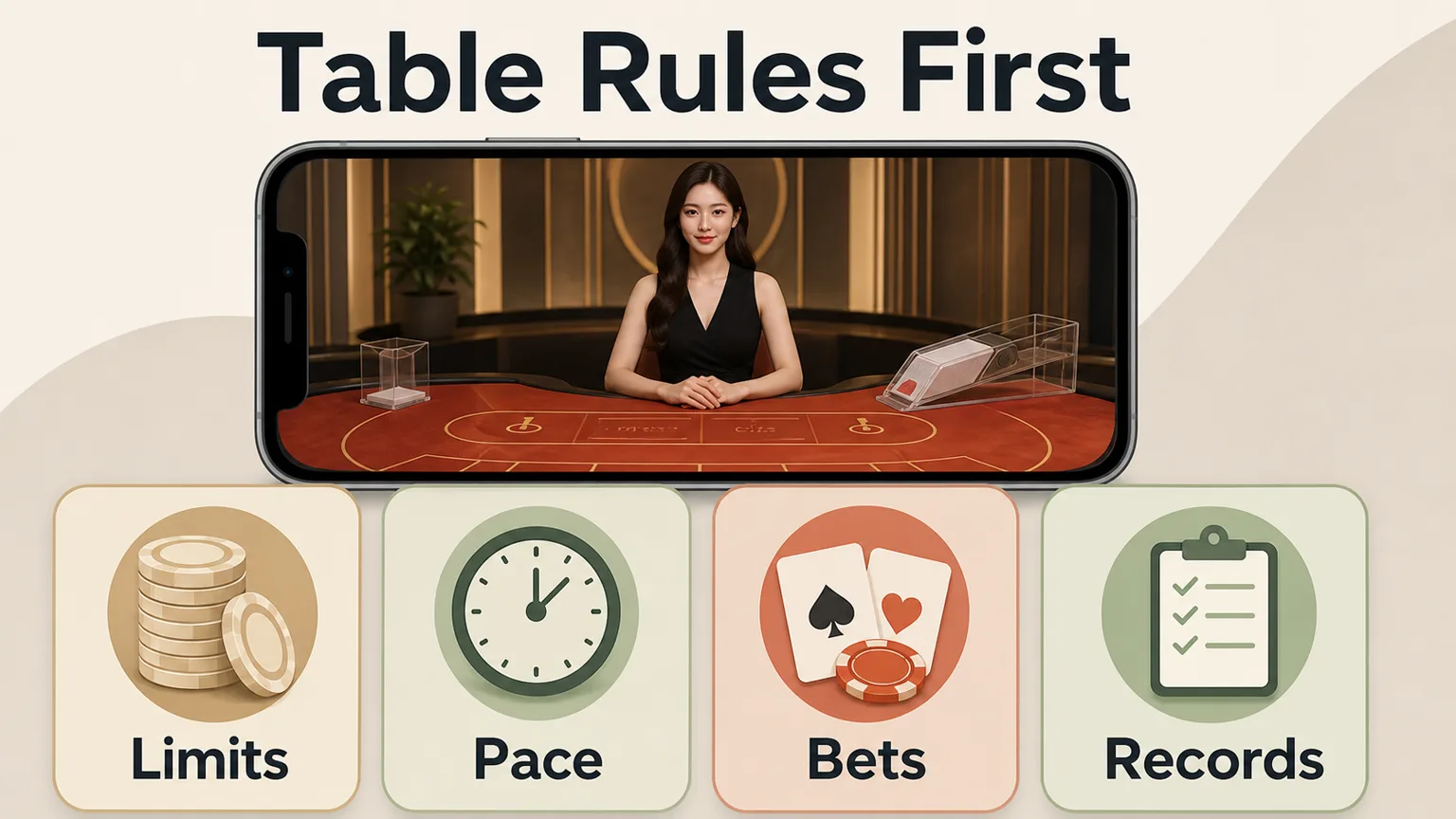 PK Live live dealer table checklist: limits, pace, bets, and records
