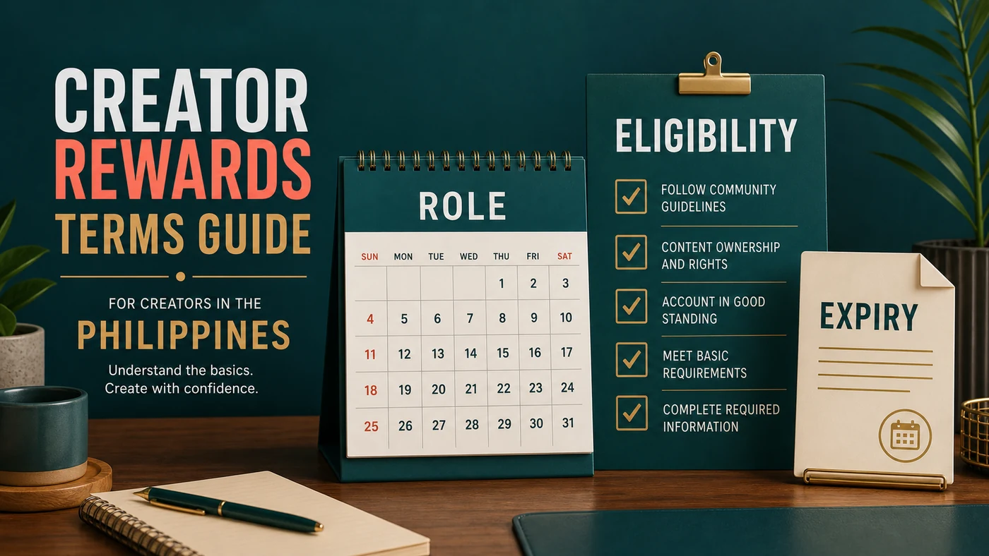 Creator reward review showing role, eligibility, and expiry checks