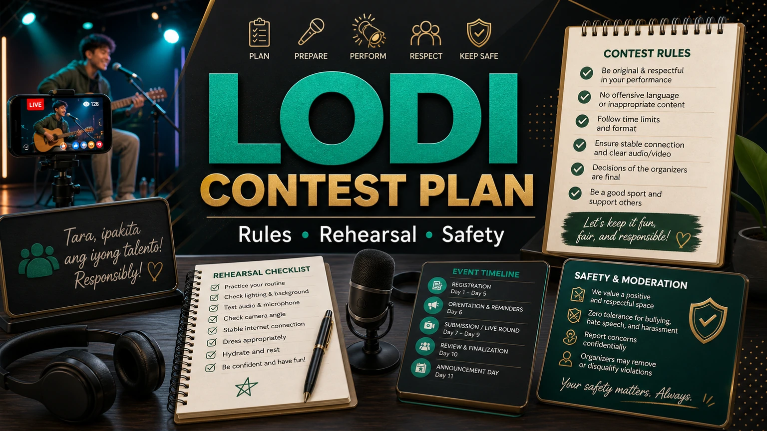 PK LIVE Lodi Contest Guide: Talent Showcase Planning, Rules, and Safety Checks
