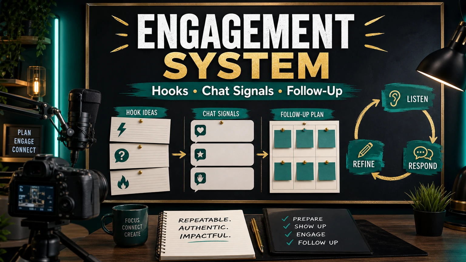Increase PK LIVE Stream Engagement: Repeatable Hooks, Chat Signals, and Follow-Up