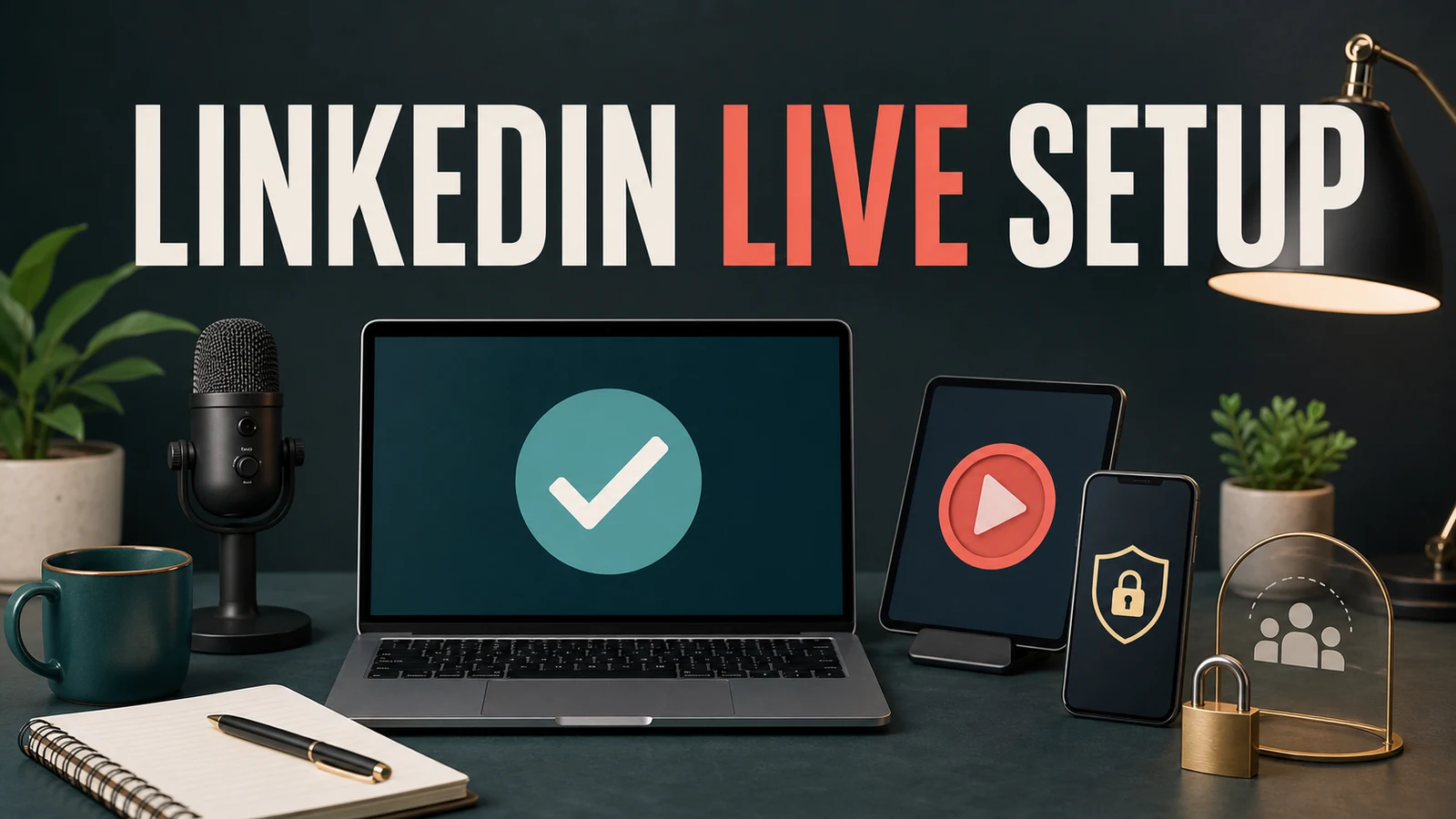 LinkedIn Live: Registration, Setup, and Professional Stream Safety