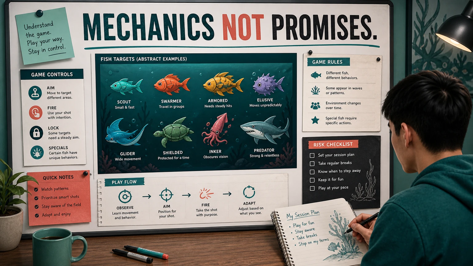 JILI fishing mechanic map