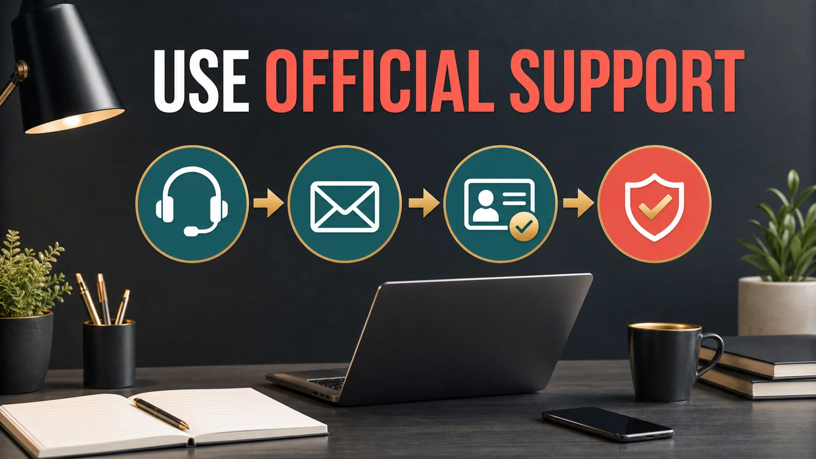 USE OFFICIAL SUPPORT