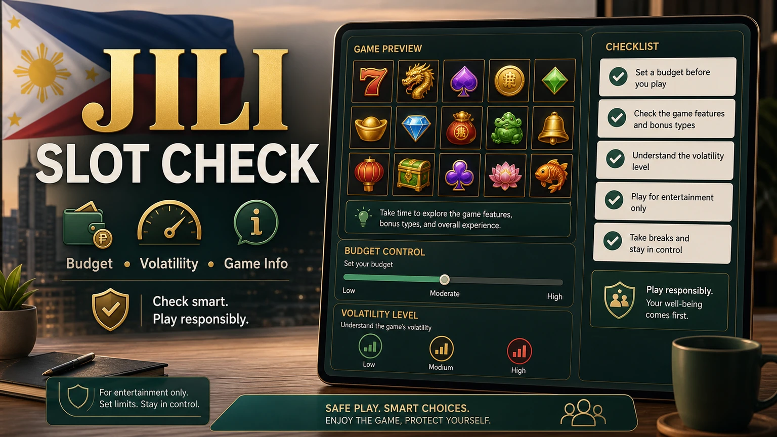 JILI Slot Strategy in the Philippines: Volatility, Budget, and Game-Info Checks
