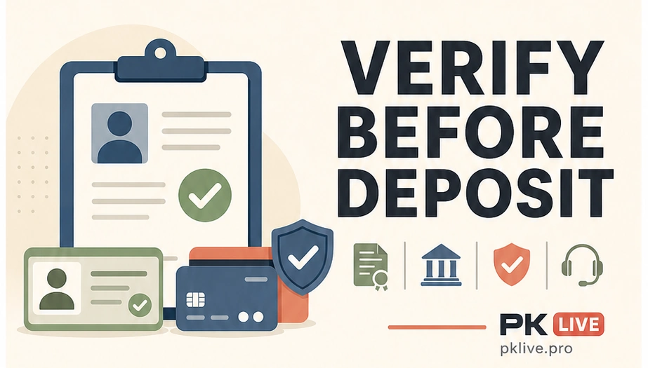 Five part online casino verification checklist