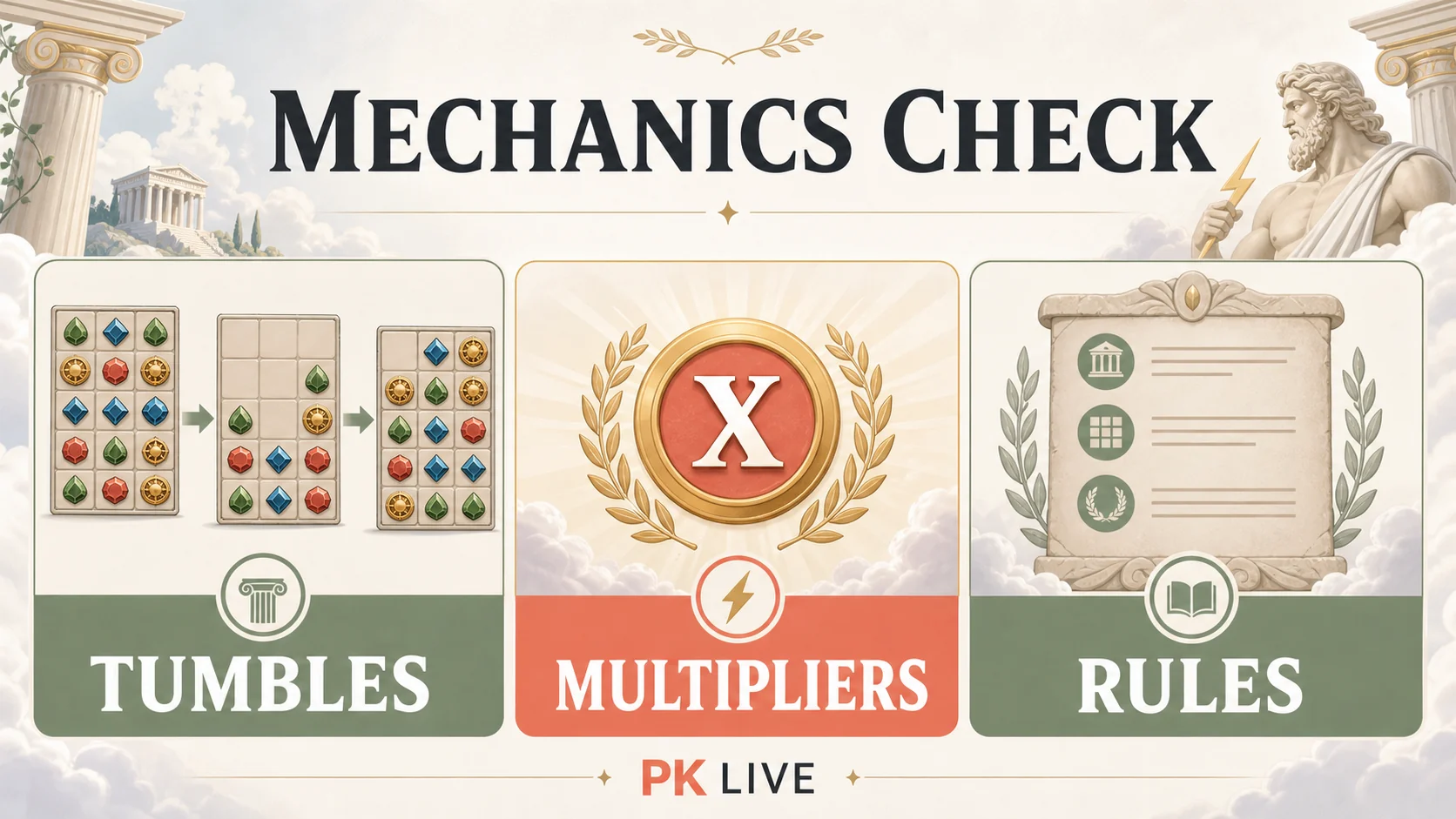 Gates of Olympus mechanics diagram
