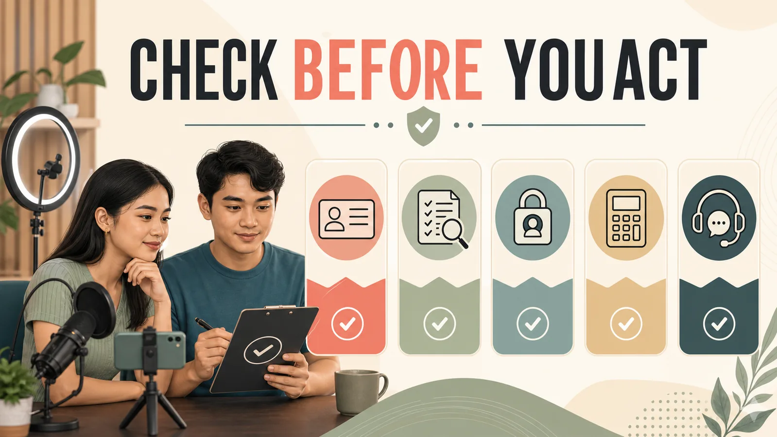 PK LIVE before you act checklist