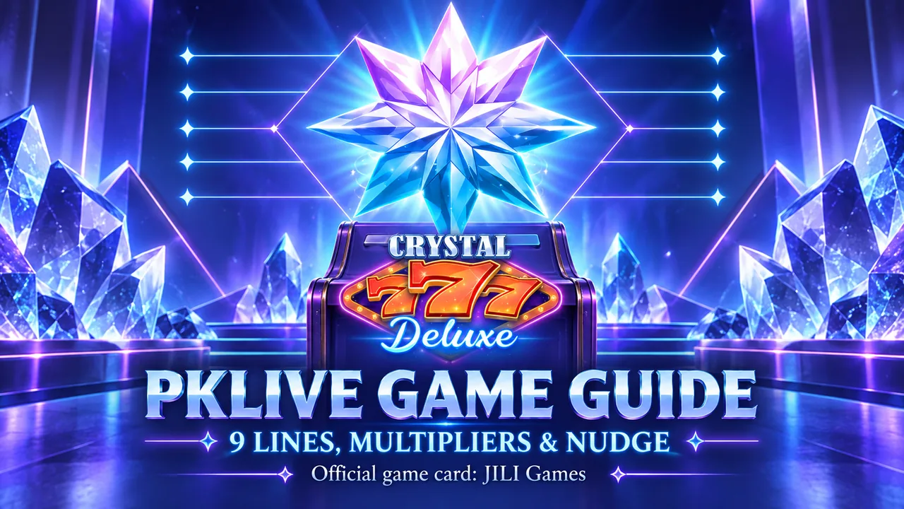 Crystal 777 DELUXE JILI Guide: Read Multipliers, Paylines, and Nudge Screens