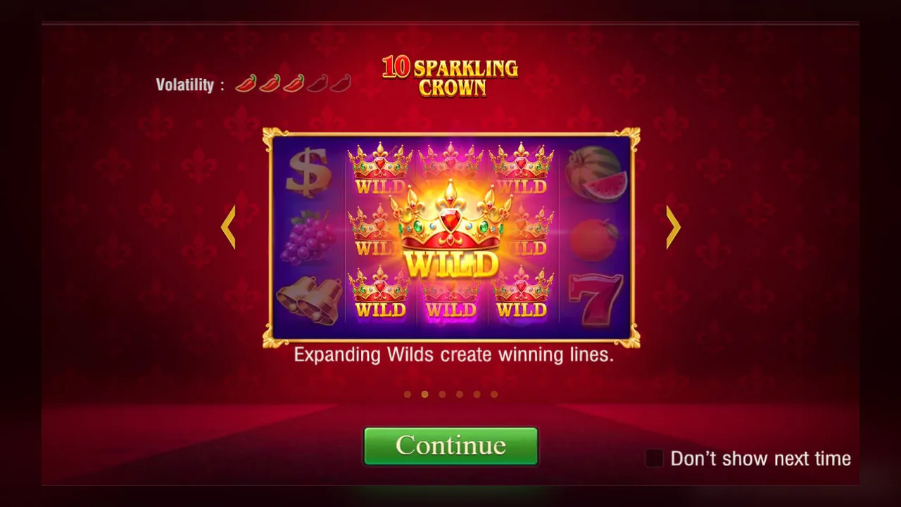 Official 10 Sparkling Crown Expanding Wild tutorial