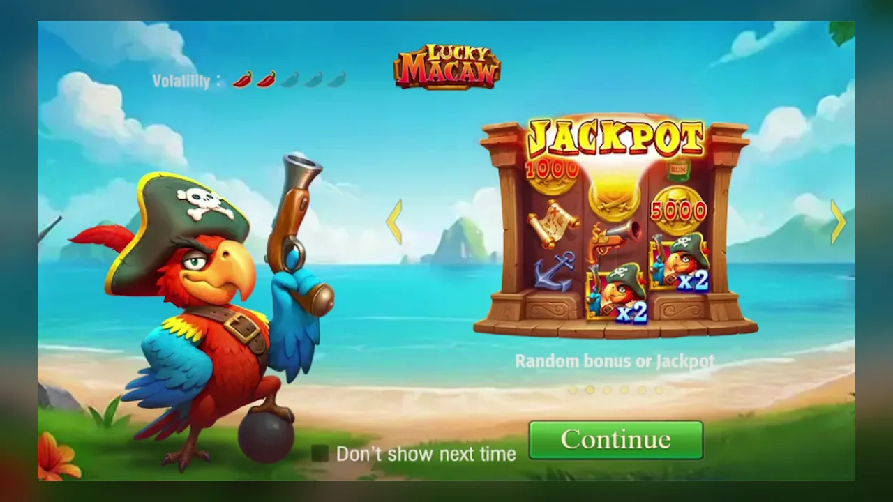 Official Lucky Macaw random bonus or Jackpot tutorial