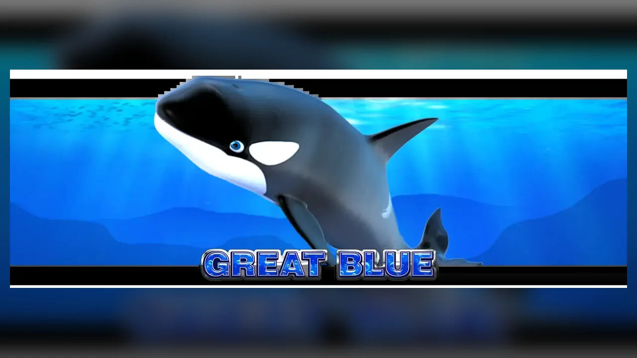 Great Blue original title artwork with orca